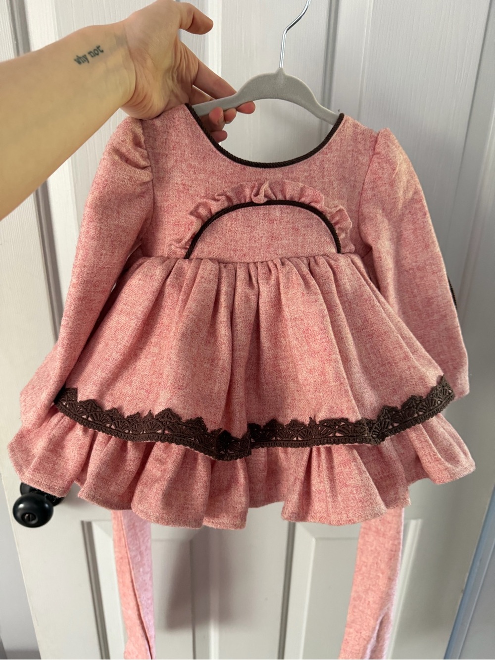 The paperdoll clothing wool dress & bloomers